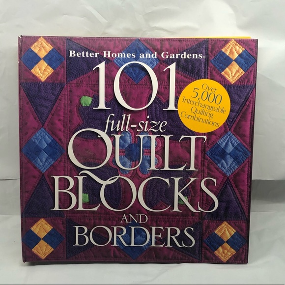 Better Homes And Gardens Other - 🌻5/$20🌻 101 Full-Size Quilt Blocks and Borders